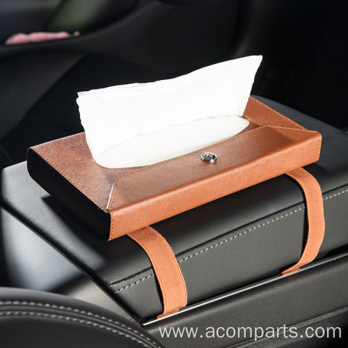 Car Sun Visor Napkin Box Resisting High Temperature